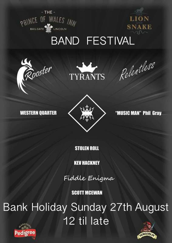 Lincoln band festival poster